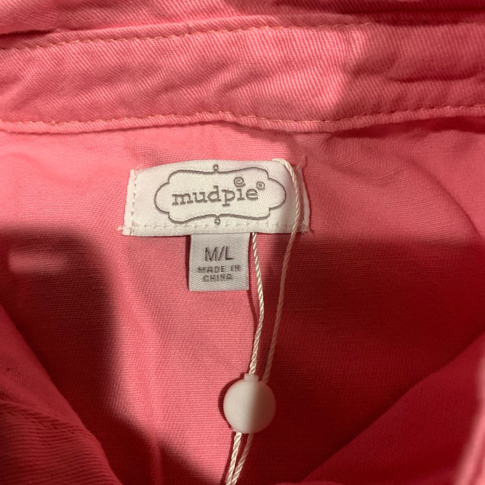 Mud Pie M/L Pink Shacket - Picture 2 of 5